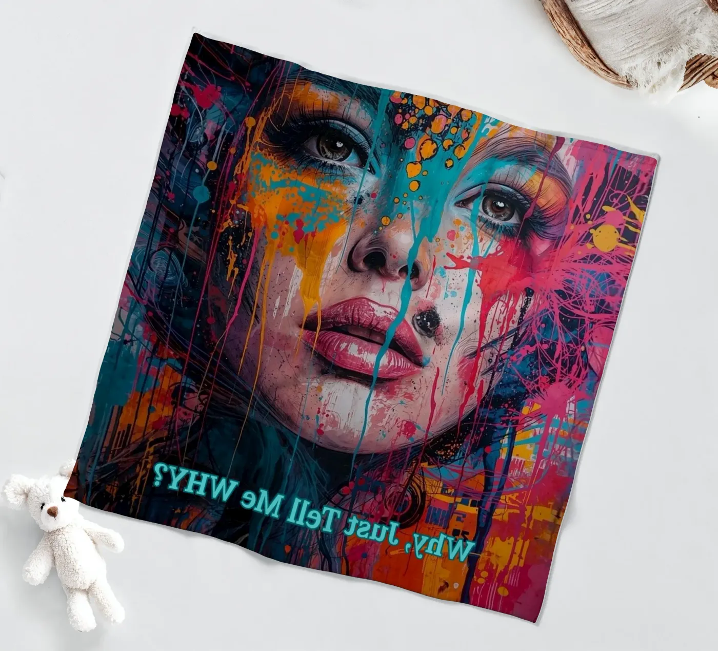 WHY? Fleecedecke von livingyourway