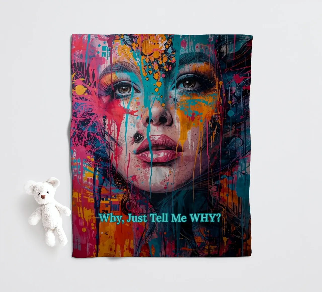 WHY? fleecedeken van livingyourway