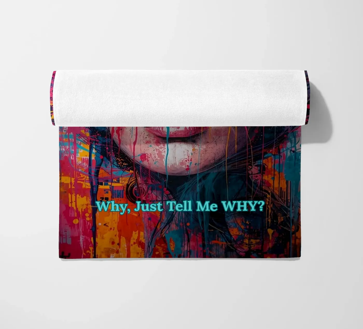 WHY? Strandtuch von livingyourway