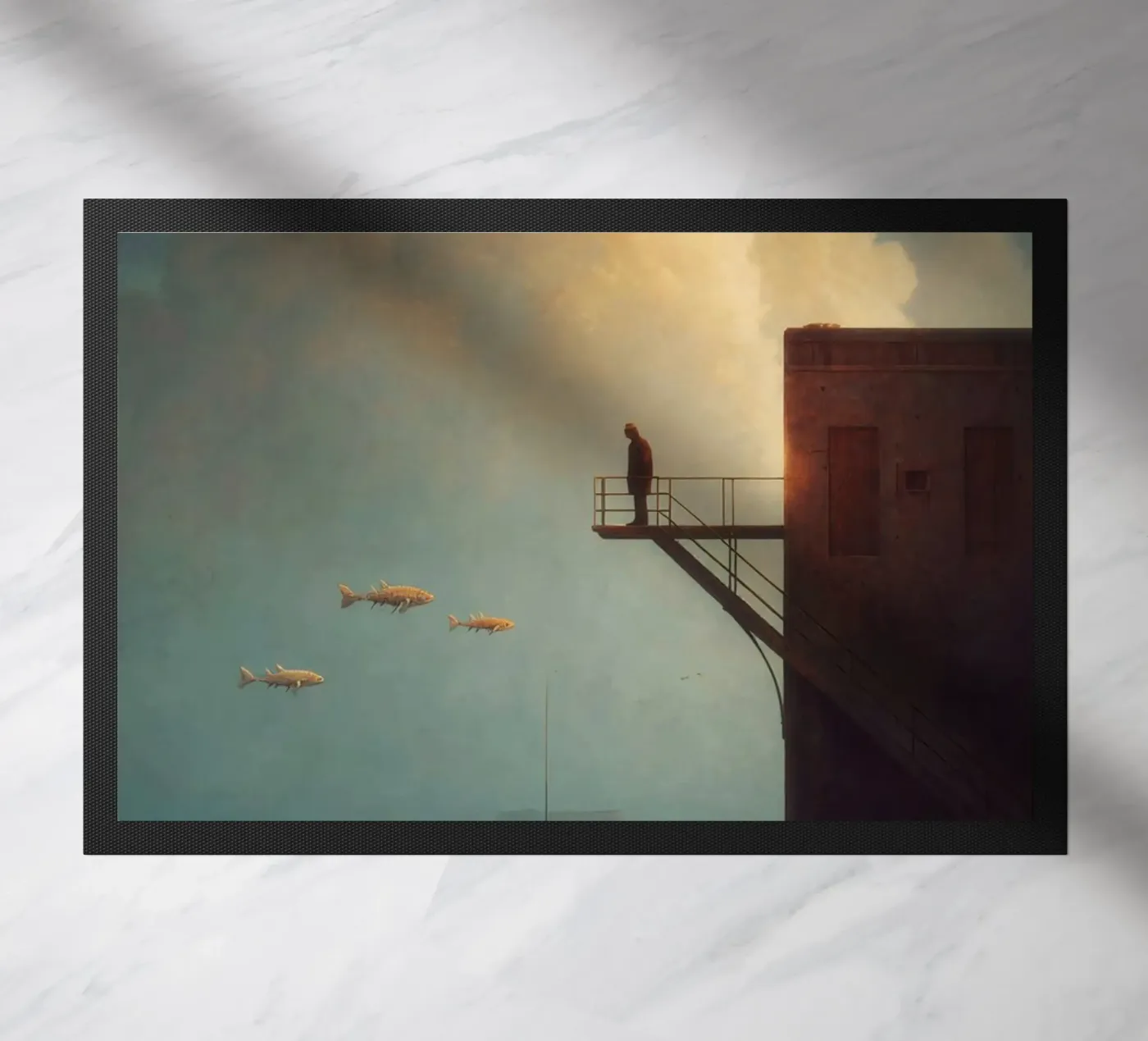 Between Realms Fußmatte von christephania