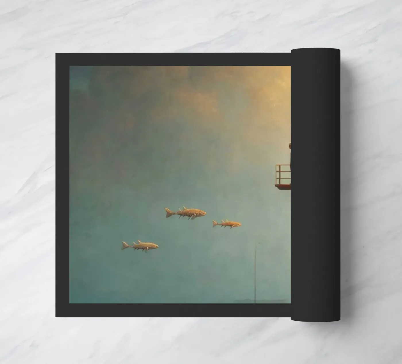 Between Realms Fußmatte von christephania