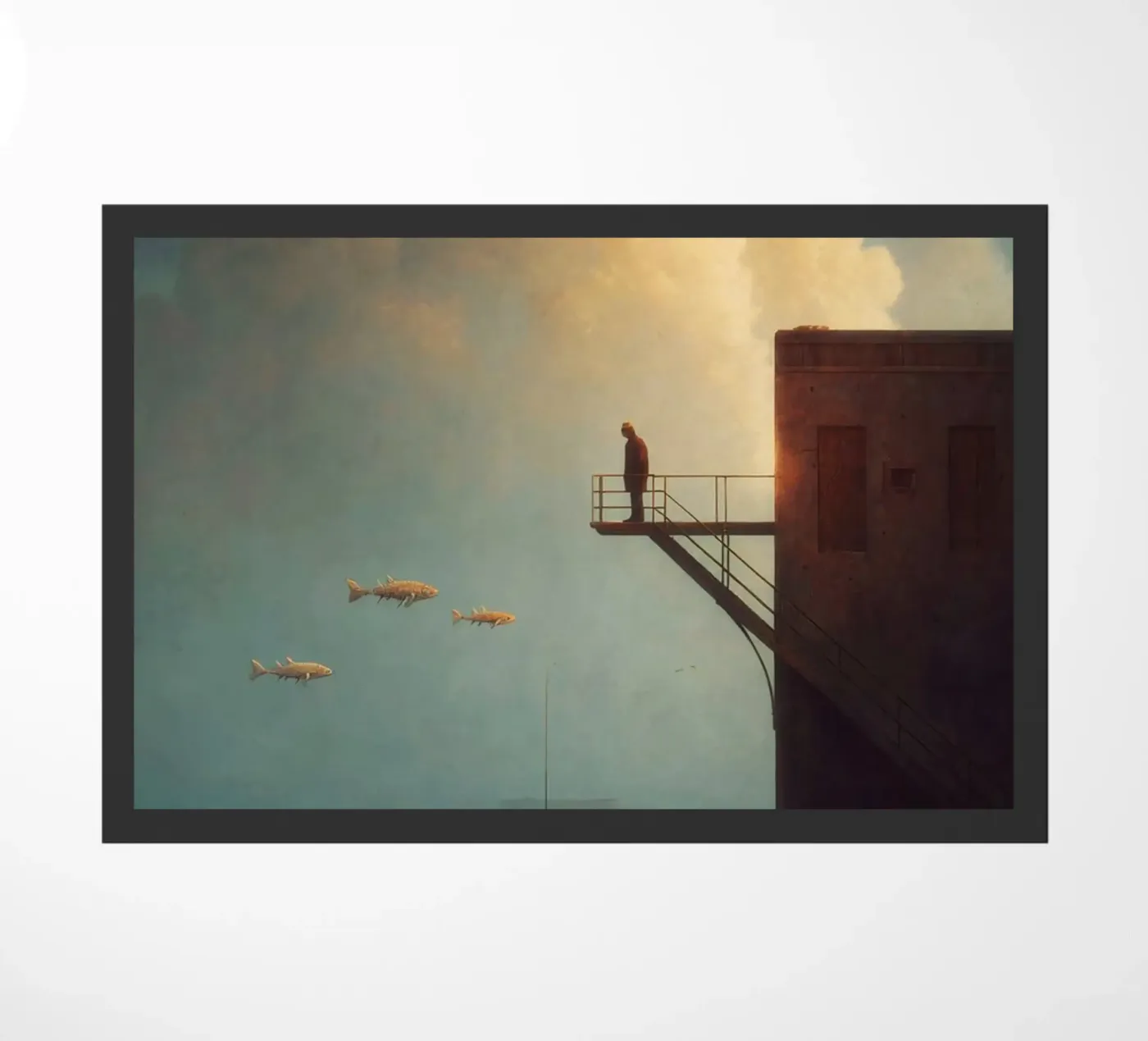 Between Realms Fußmatte von christephania