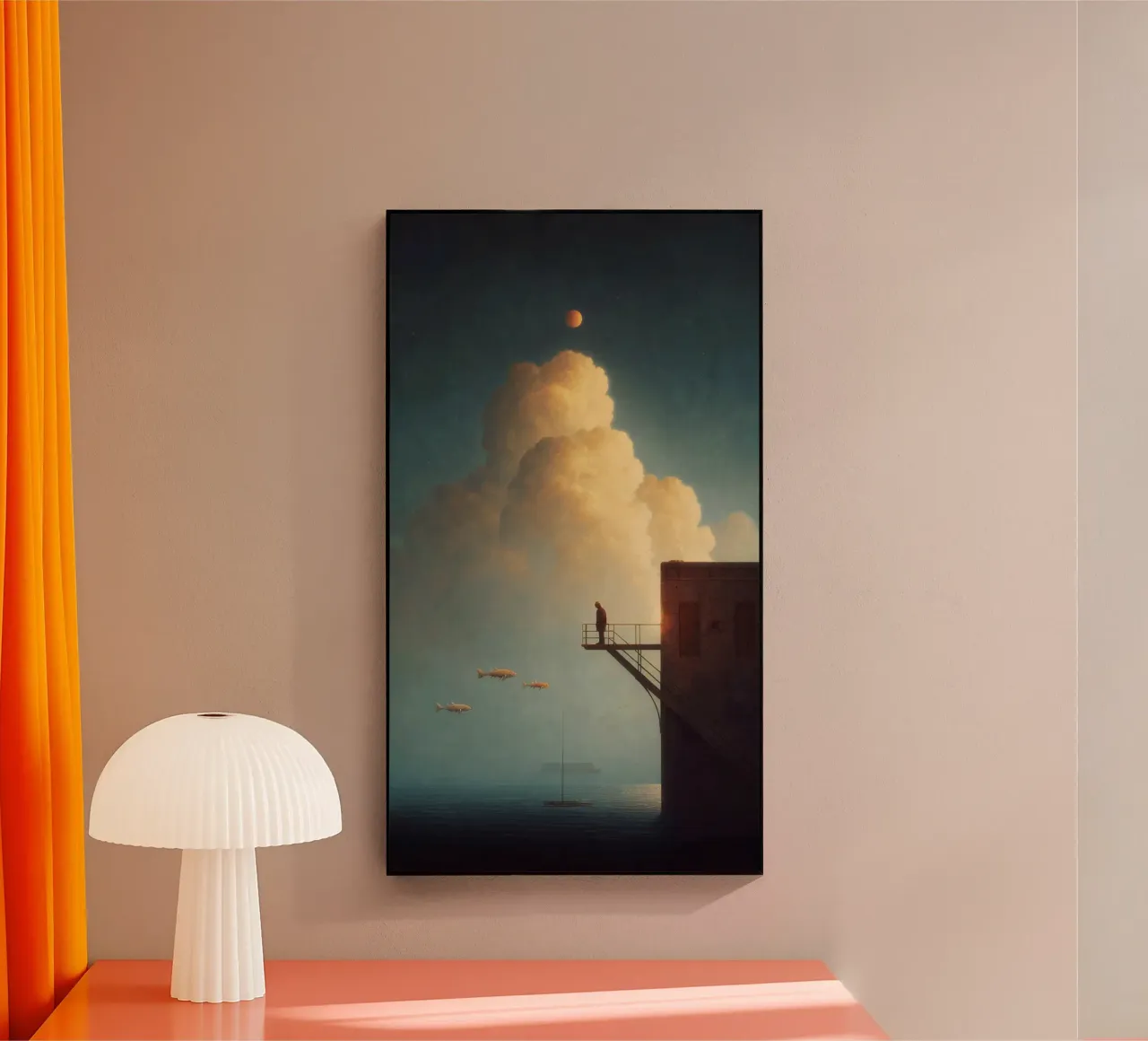 Between Realms acryl van christephania