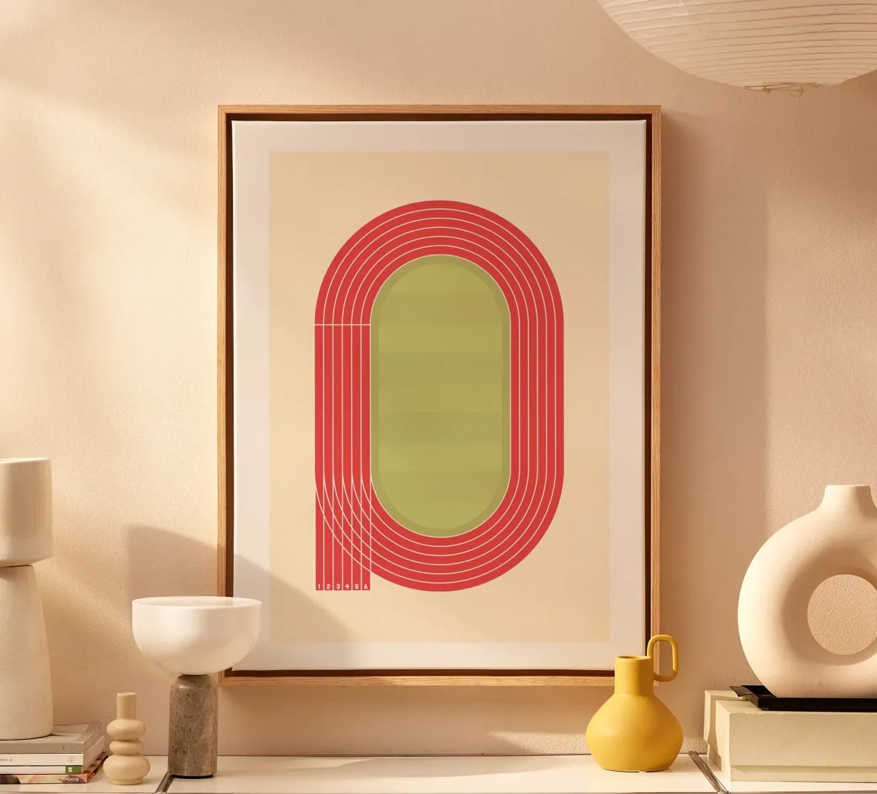 Carrera de ilustración lienzo de athlete.art