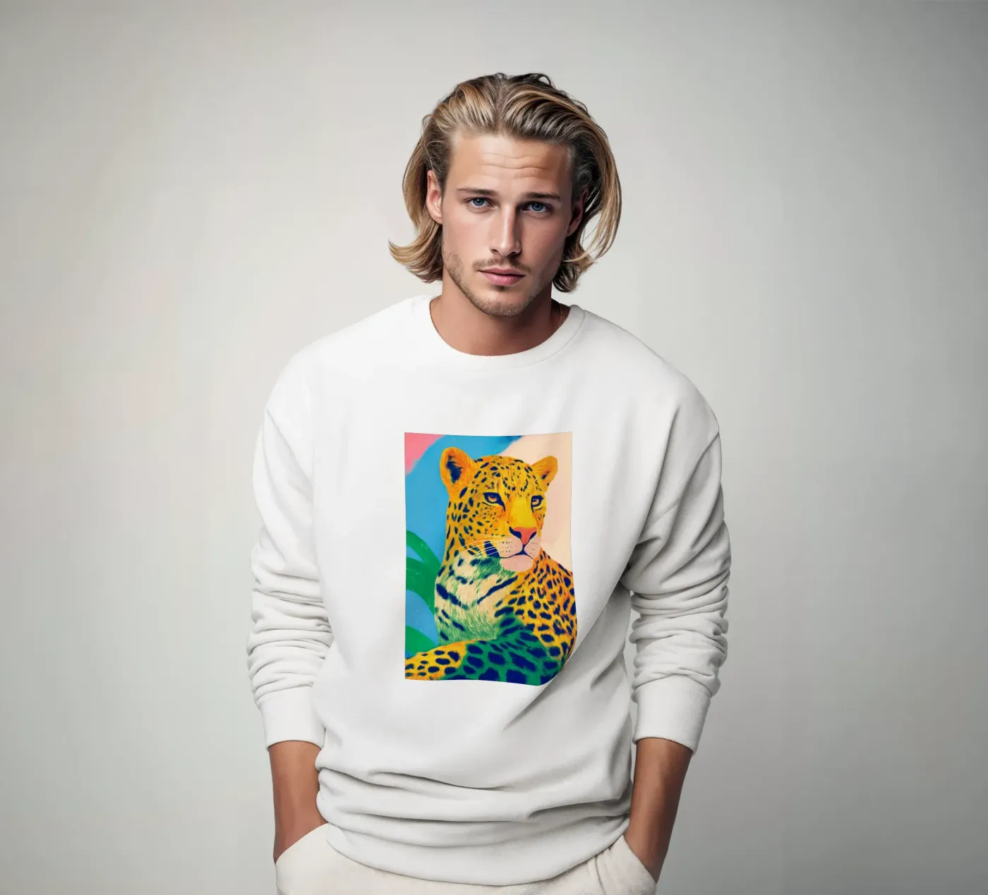 Troep luipaarden sweatshirt van Carina Pop & Pastell