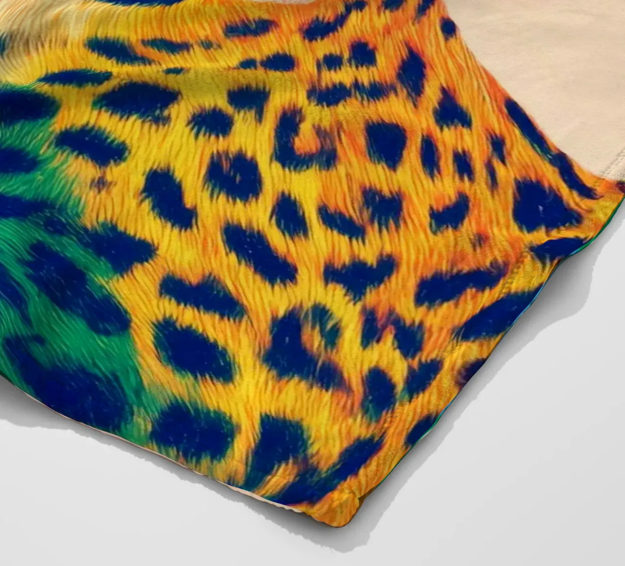 Leopard pride fleece blanket by Carina Pop & Pastell