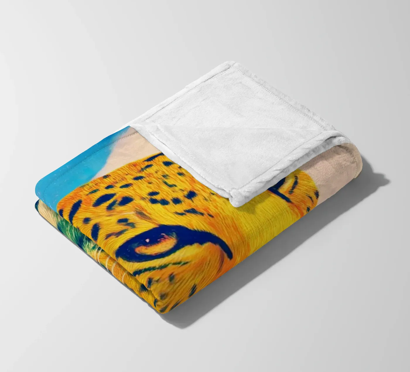 Leopard pride Fleecedecke von Carina Pop & Pastell