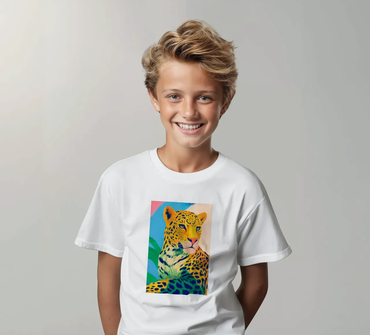 Troep luipaarden kinder t-shirt van Carina Pop & Pastell