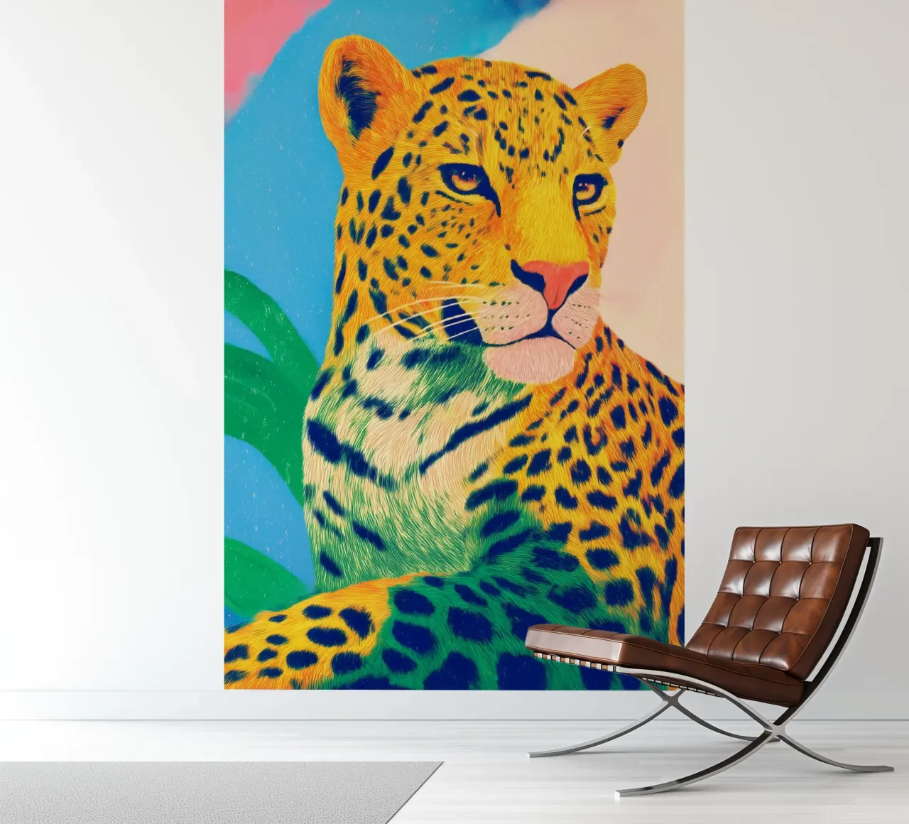 Troep luipaarden fotobehang van Carina Pop & Pastell