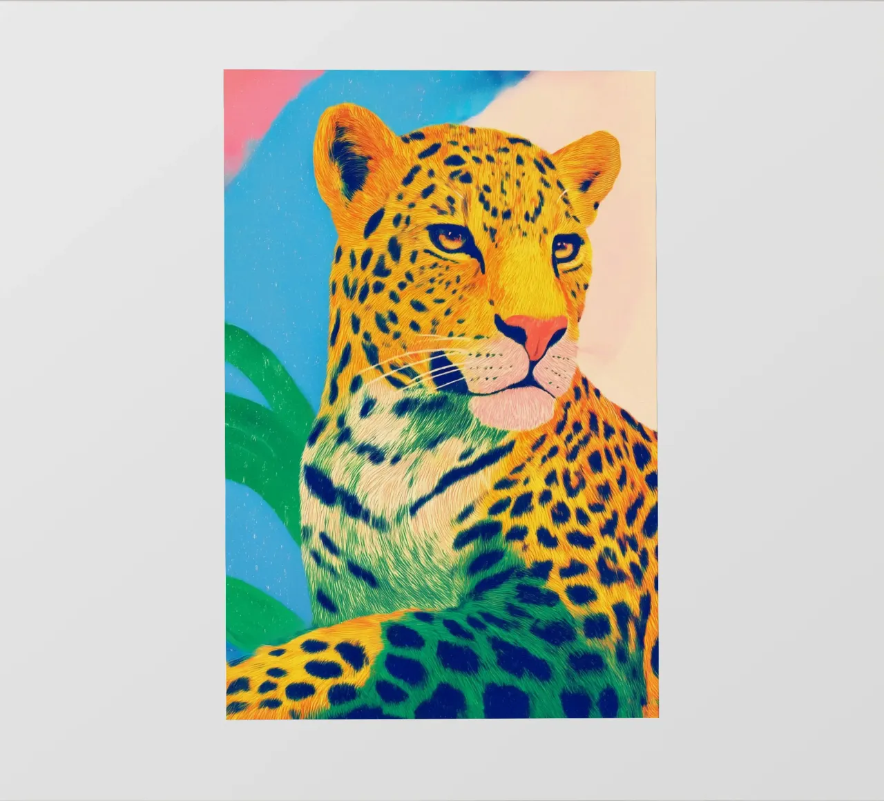 Troep luipaarden fotobehang van Carina Pop & Pastell