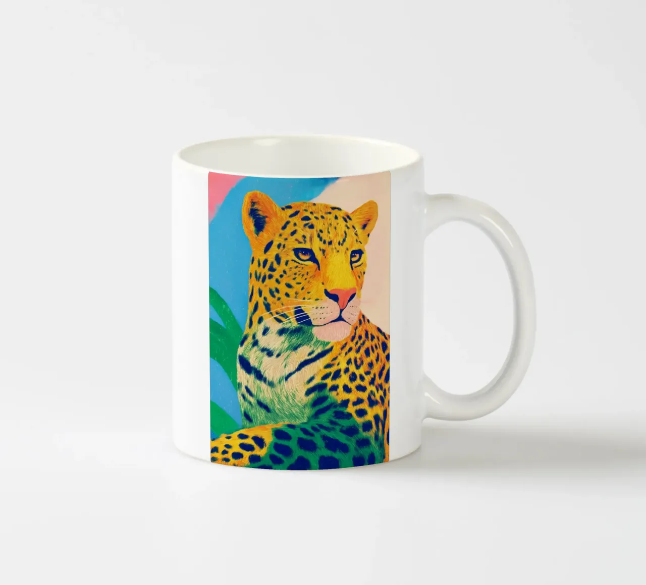 Leopard pride ceramic mug by Carina Pop & Pastell