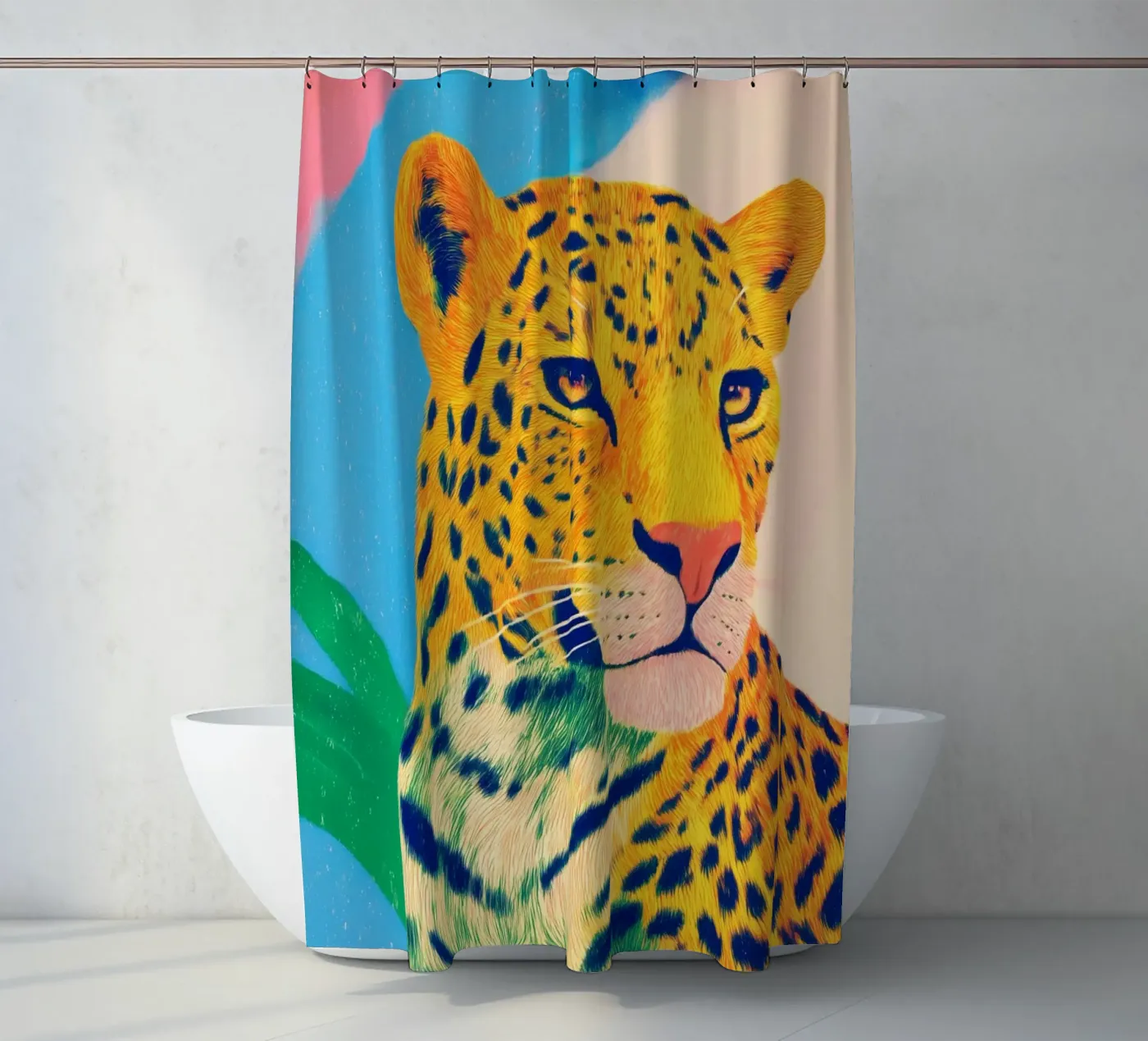 Fierté des léopards rideau de douche de Carina Pop & Pastell