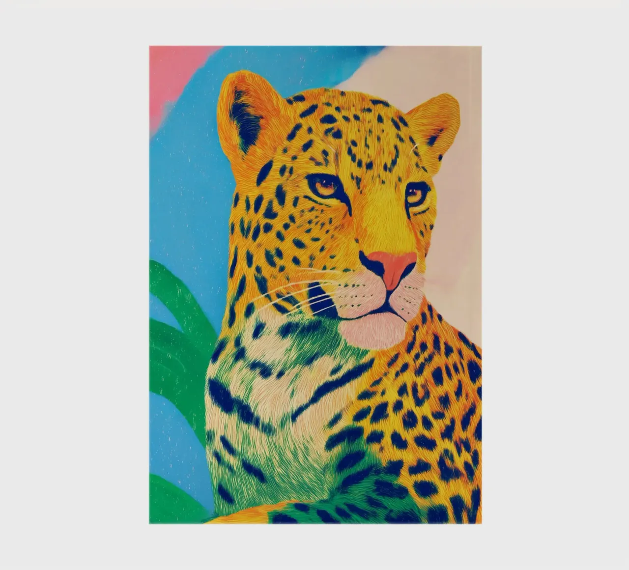 Leopard pride notebook by Carina Pop & Pastell