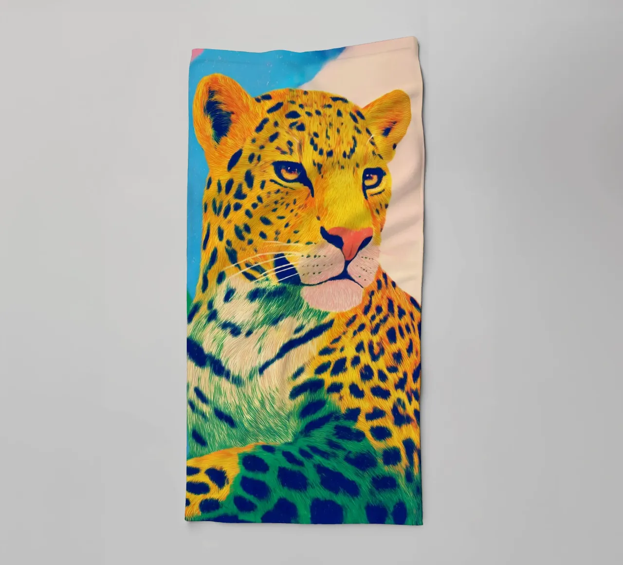 Leopard pride towel by Carina Pop & Pastell