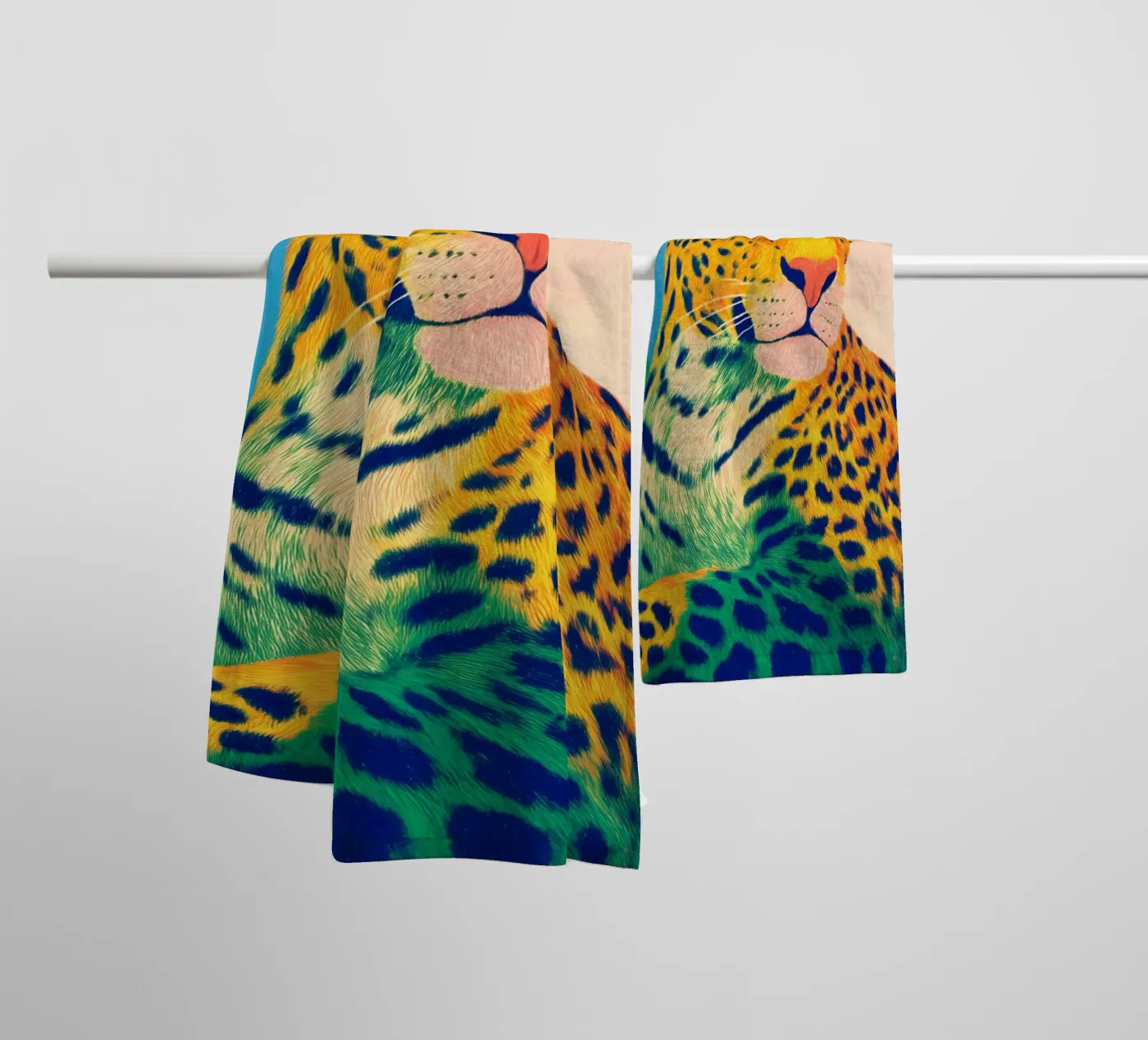 Leopard pride towel by Carina Pop & Pastell