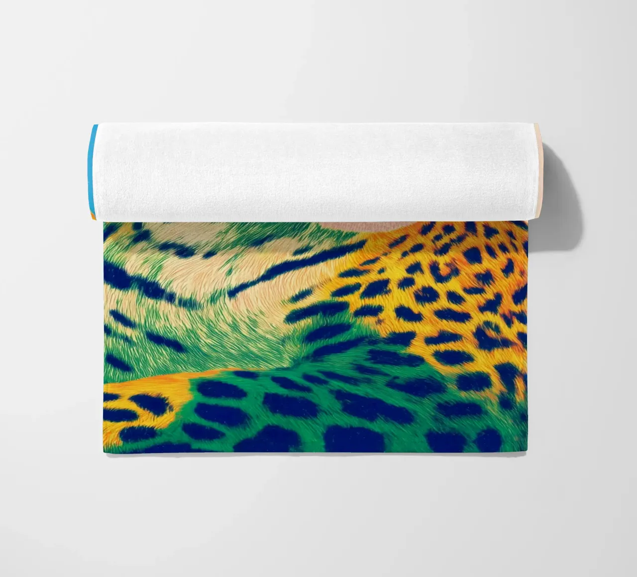 Leopard pride beach towel by Carina Pop & Pastell