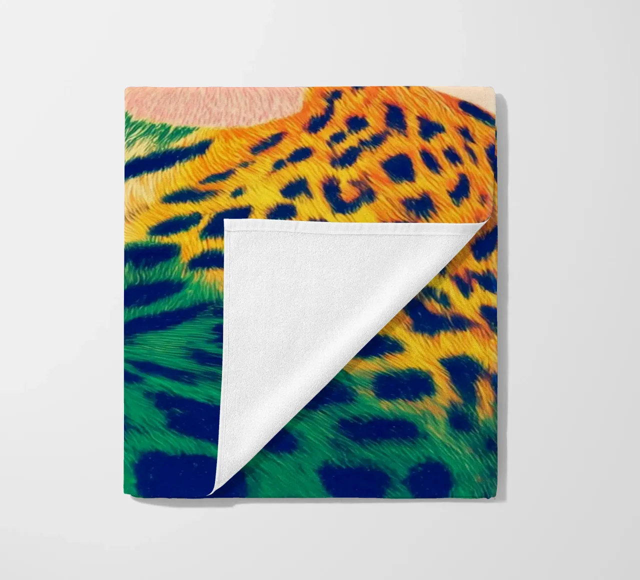 Leopard pride beach towel by Carina Pop & Pastell