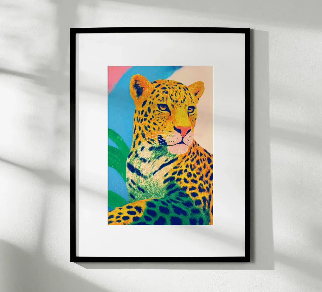 Leopard pride poster by Carina Pop & Pastell