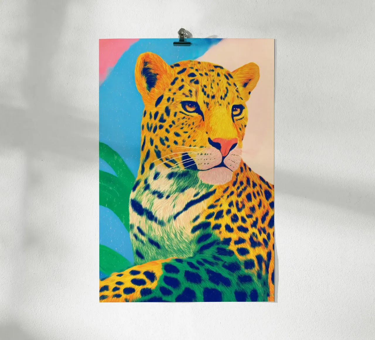 Leopard pride poster by Carina Pop & Pastell