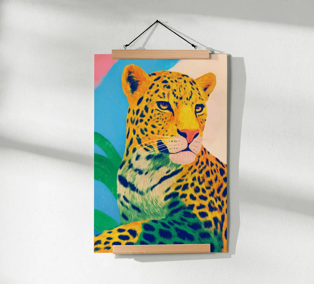 Leopard pride poster by Carina Pop & Pastell