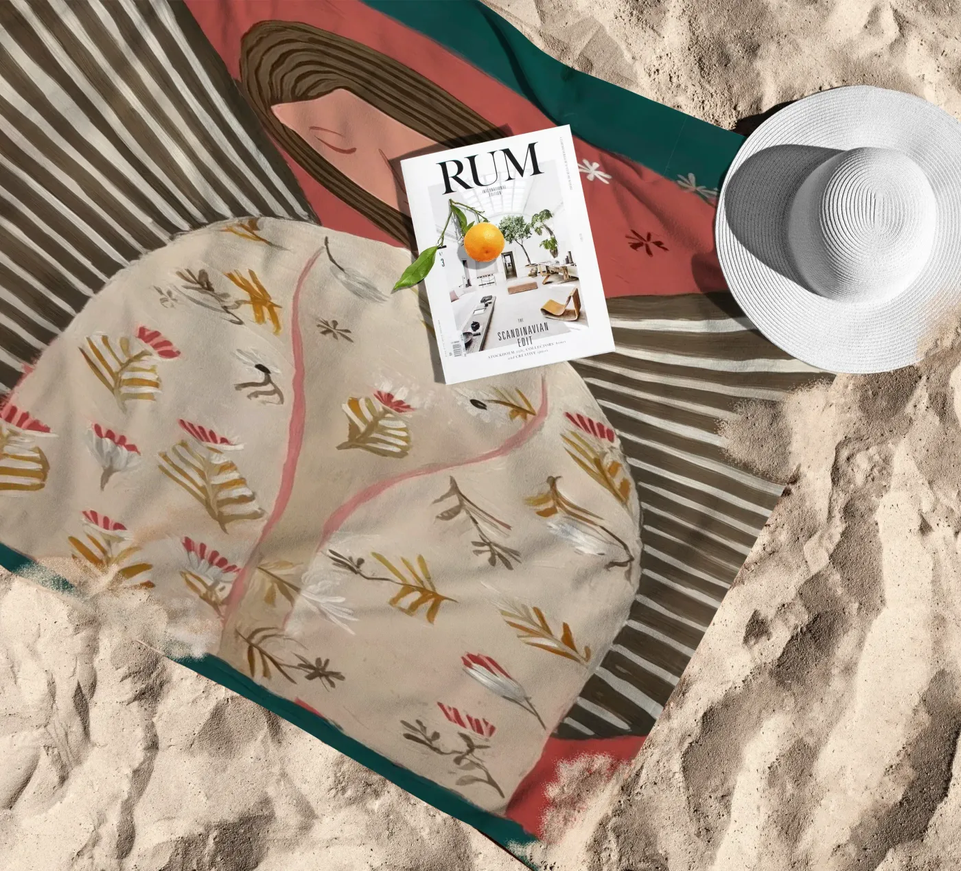 Guardian Angel serviette de plage de Sienna Atelier