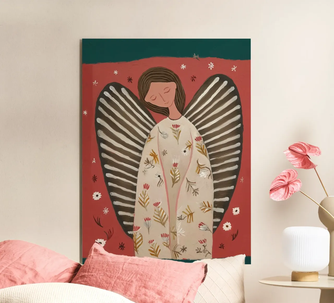 Angelo custode pannello forex da Sienna Atelier