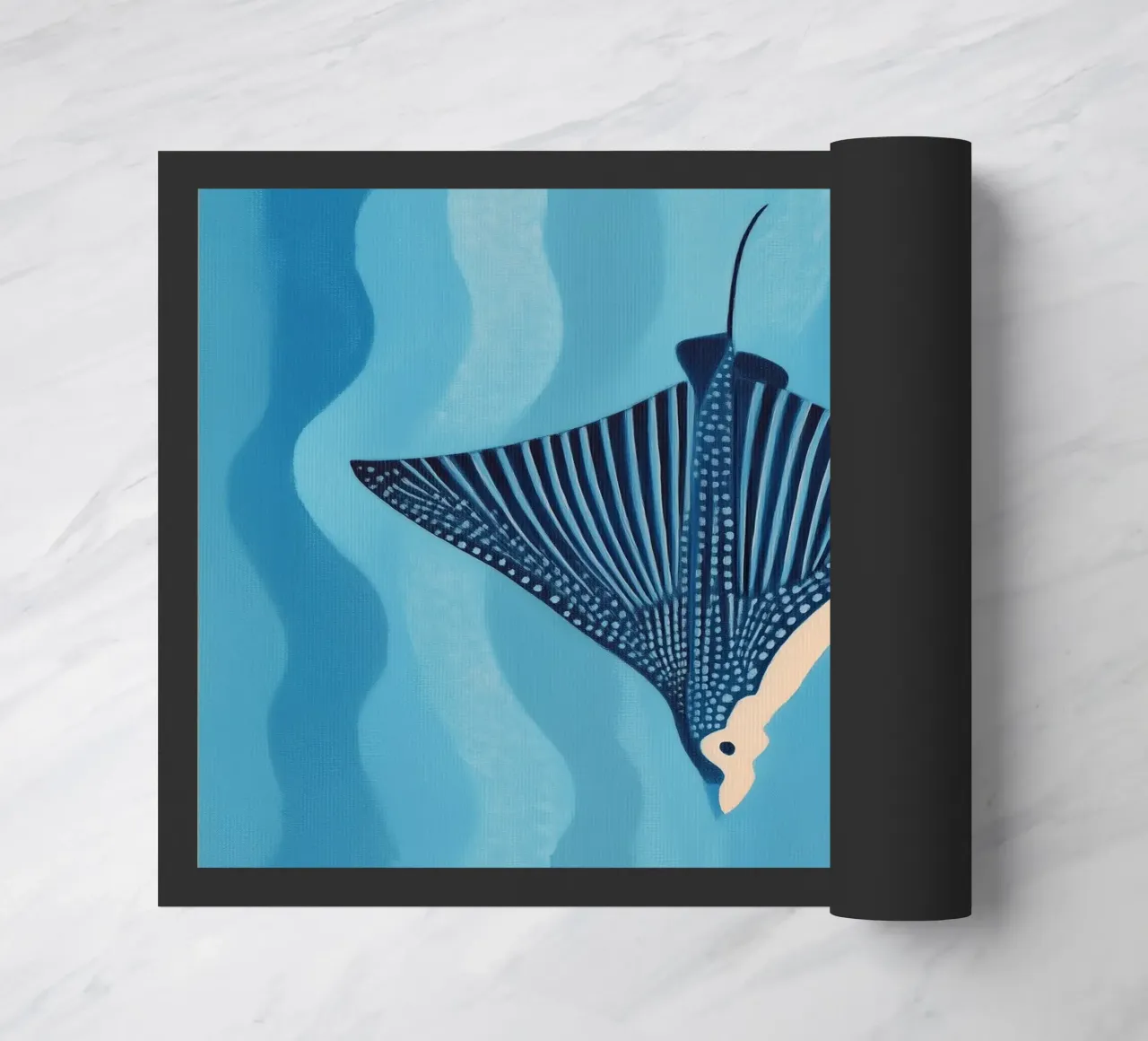 Manta blu zerbino da Sienna Atelier