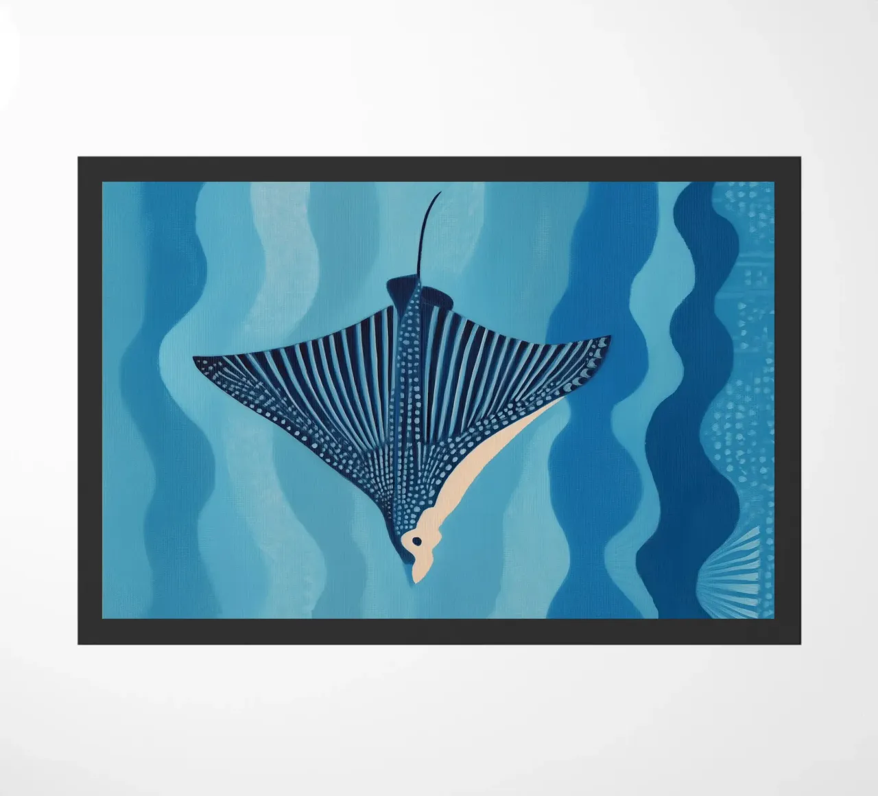 Manta blu zerbino da Sienna Atelier