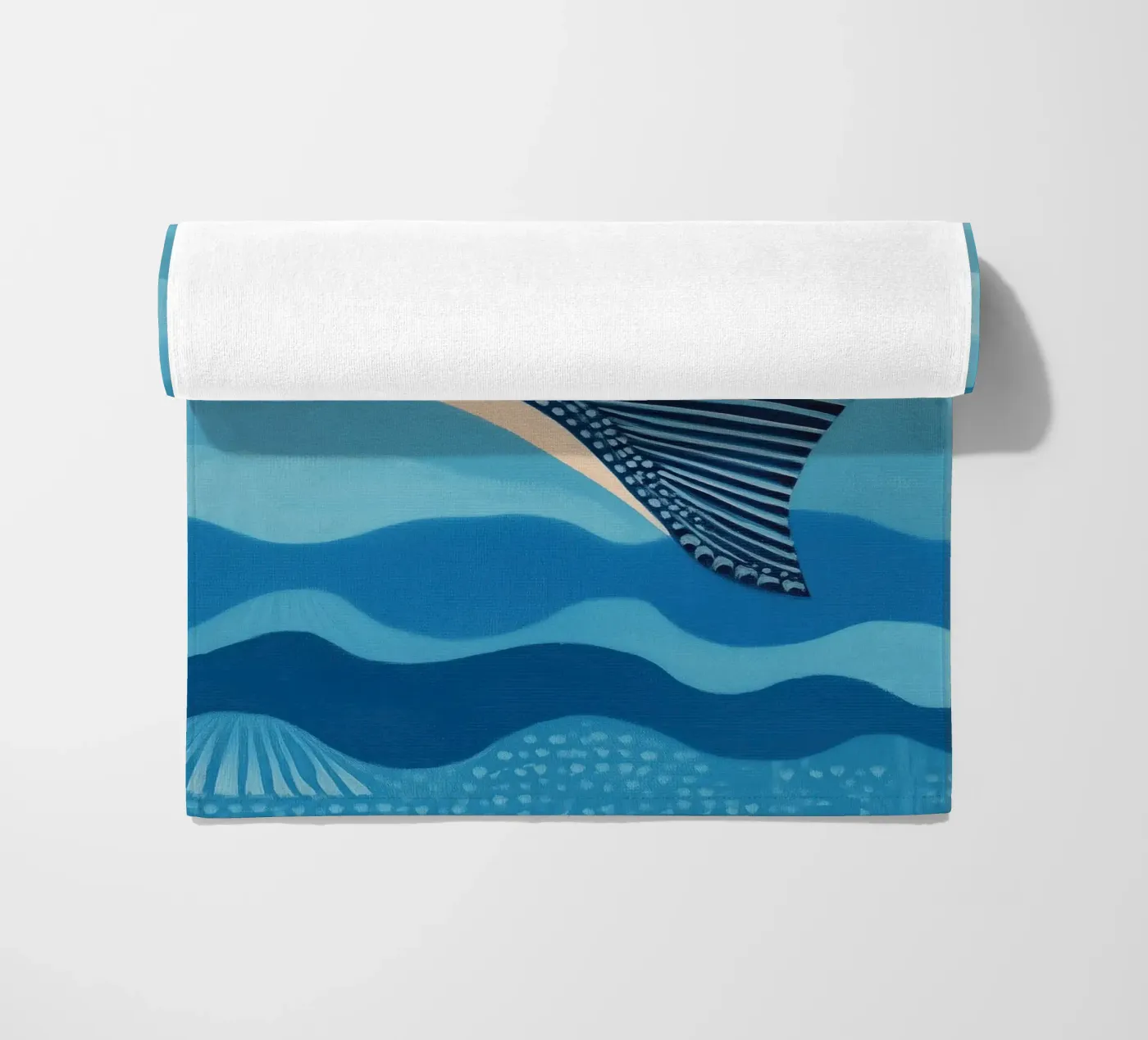 Manta blu telo mare da Sienna Atelier