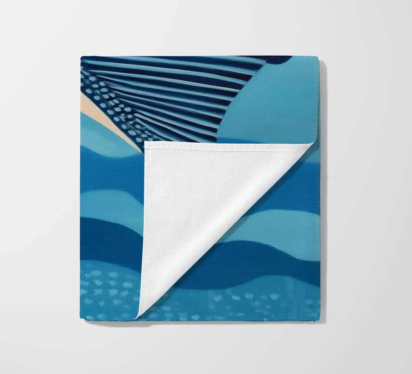 Manta blu telo mare da Sienna Atelier