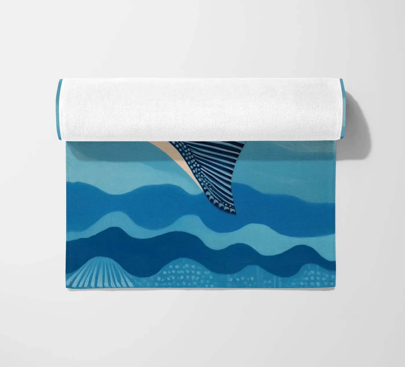 Manta blu telo mare da Sienna Atelier