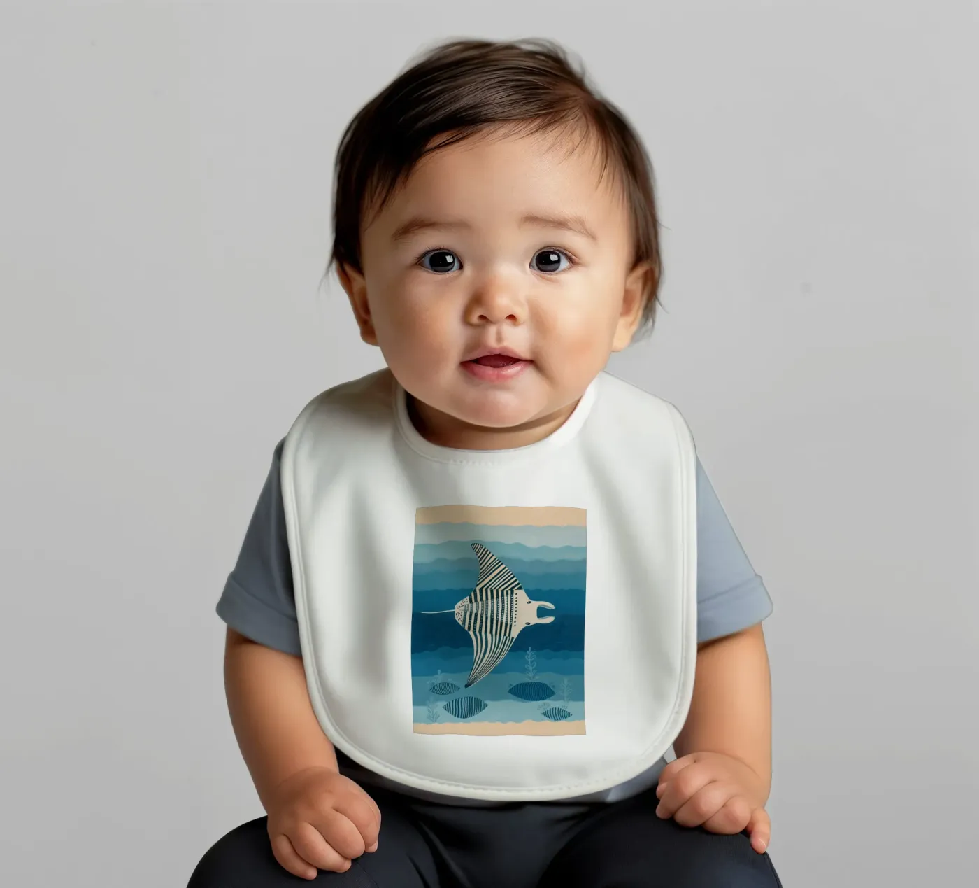 Manta Ray bavaglino da Sienna Atelier