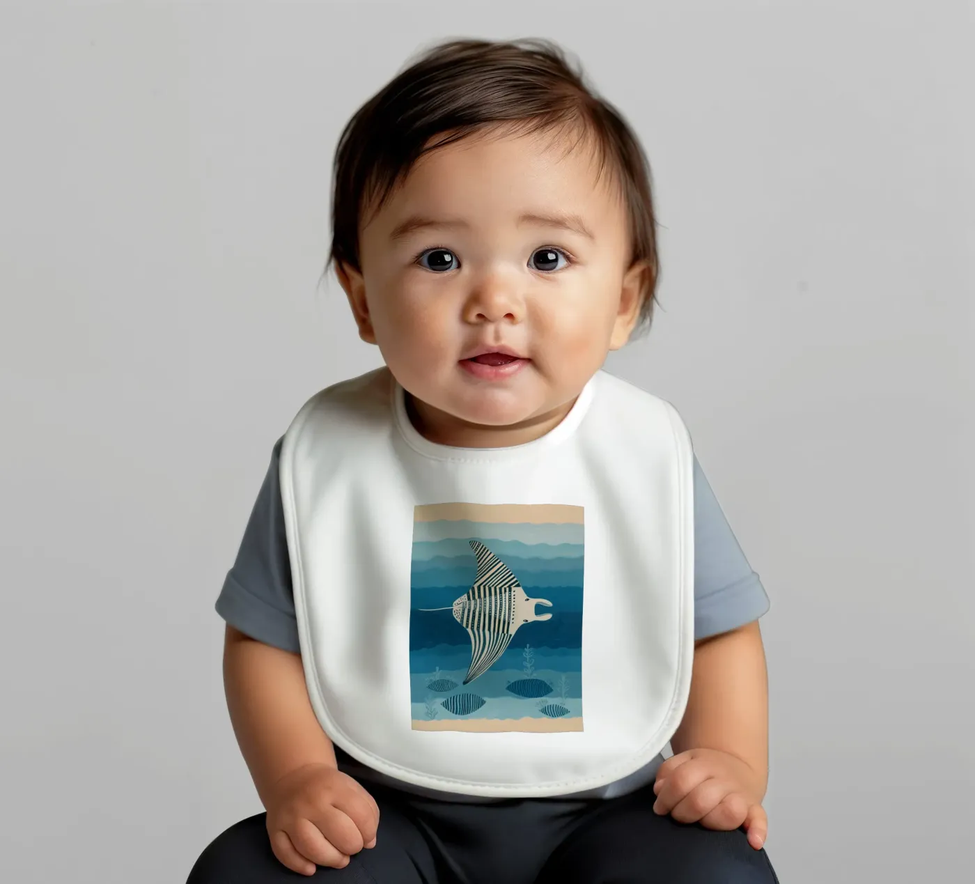 Manta Ray bavaglino da Sienna Atelier