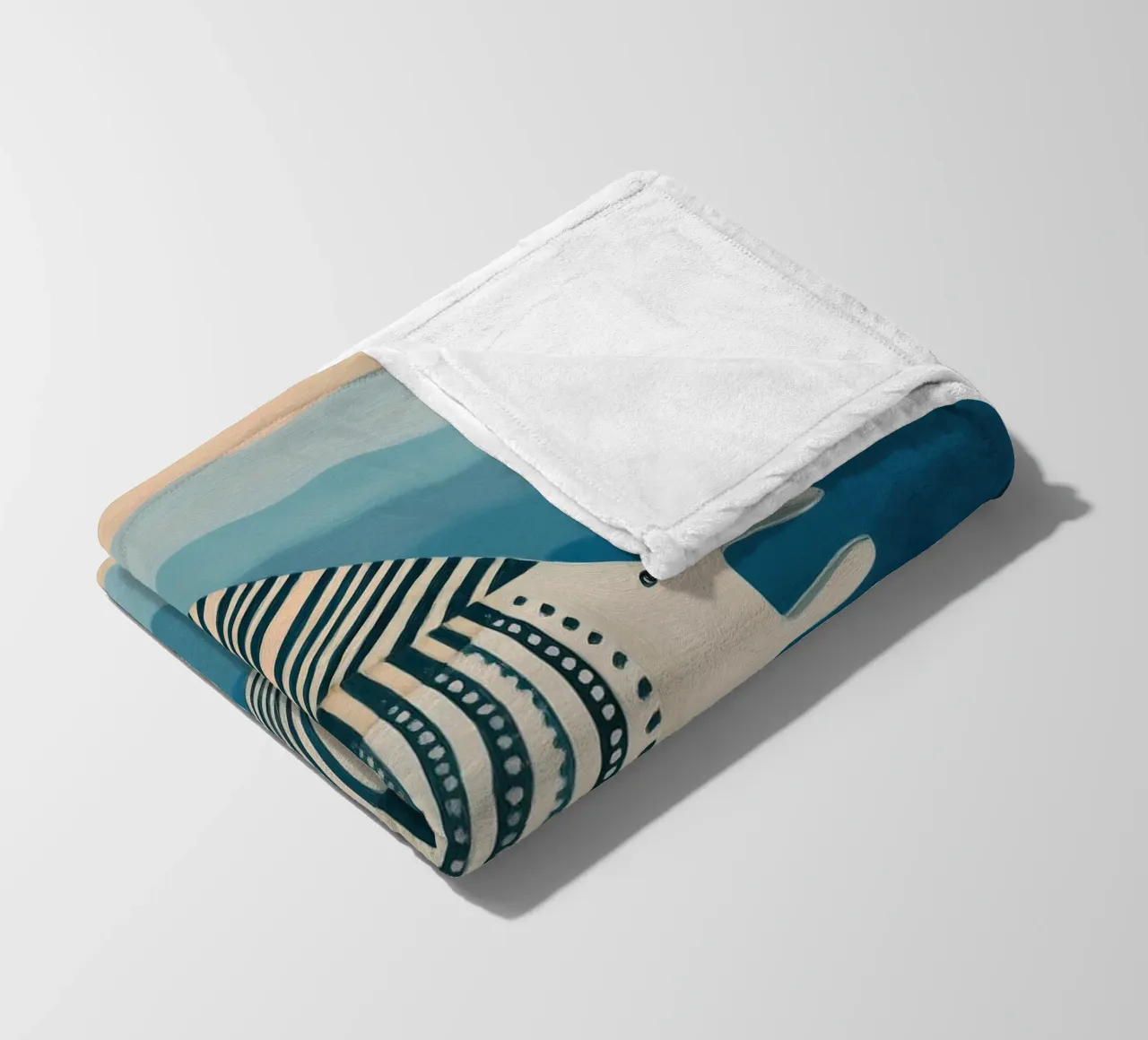 Mantarochen Fleecedecke von Sienna Atelier