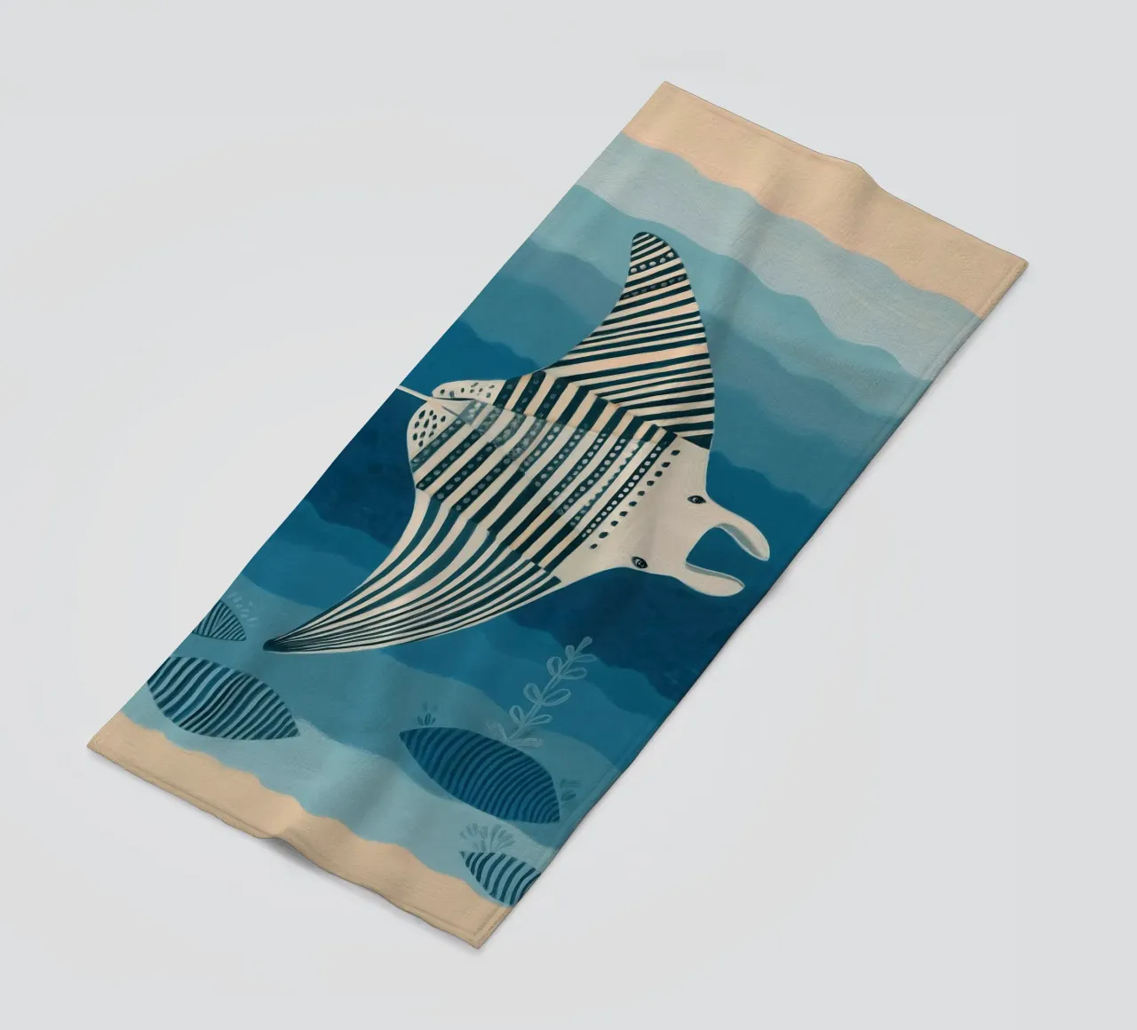 Manta Ray telo mare da Sienna Atelier