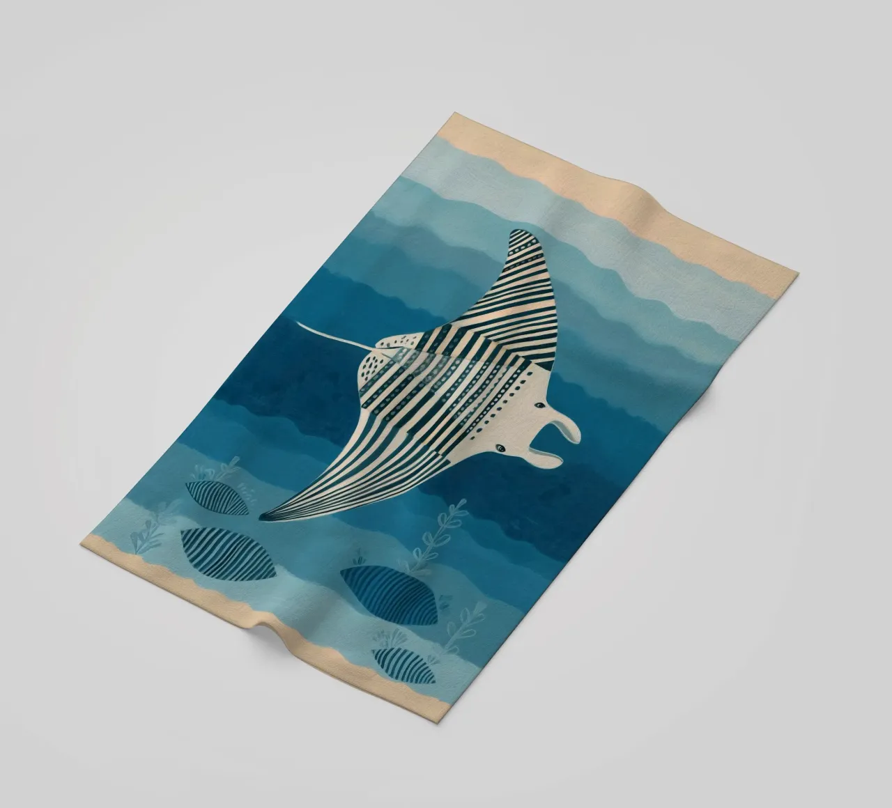 Manta Ray telo mare da Sienna Atelier