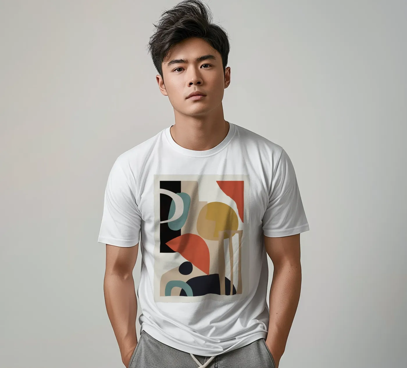 Composizione astratta t-shirt da M.A.Z.U.N.