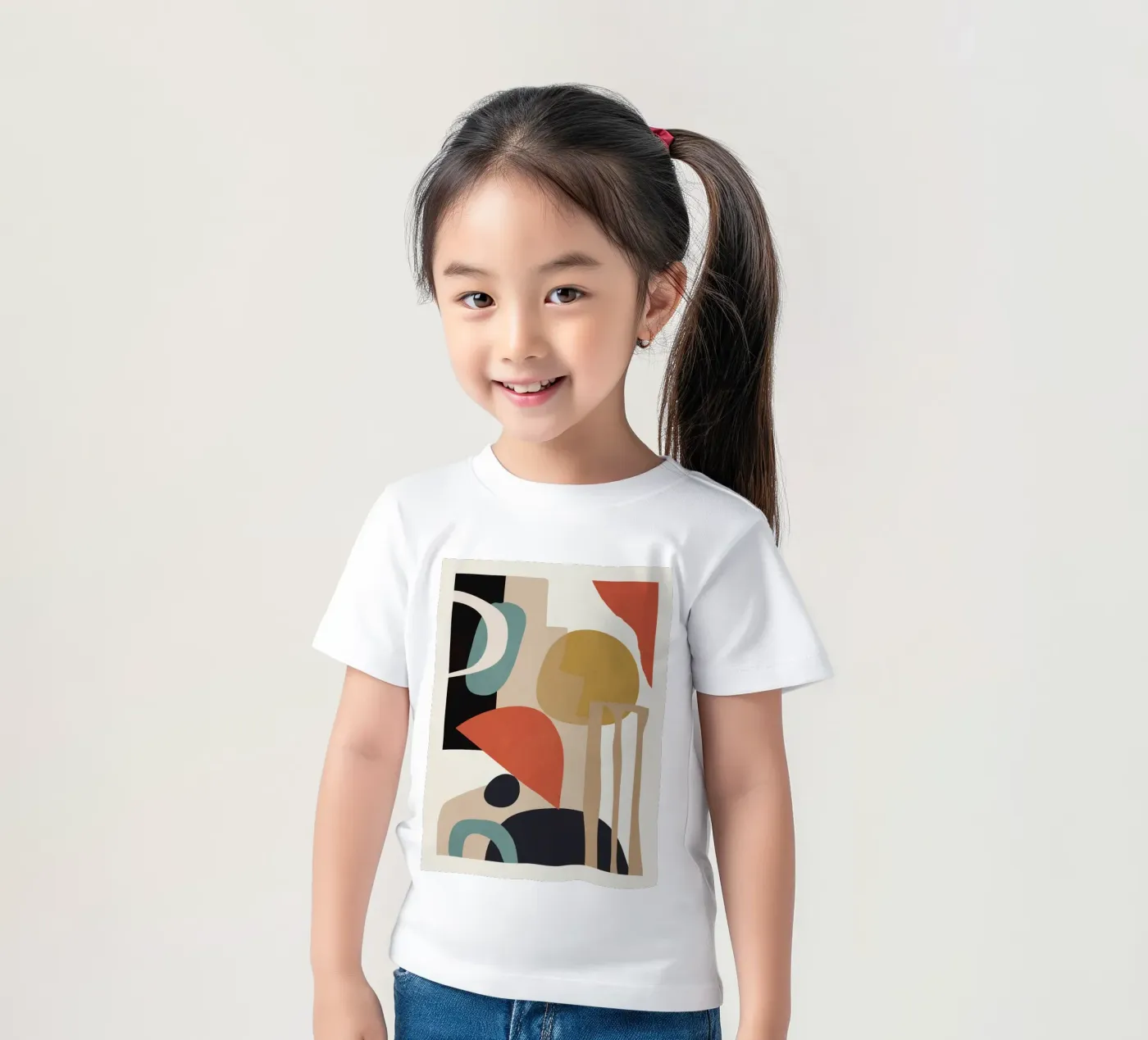 Abstracte samenstelling kinder t-shirt van M.A.Z.U.N.