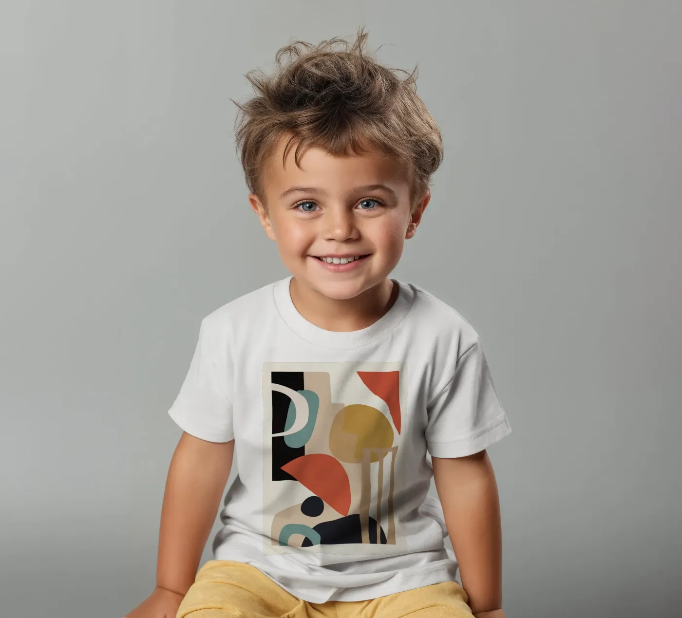Abstracte samenstelling kinder t-shirt van M.A.Z.U.N.