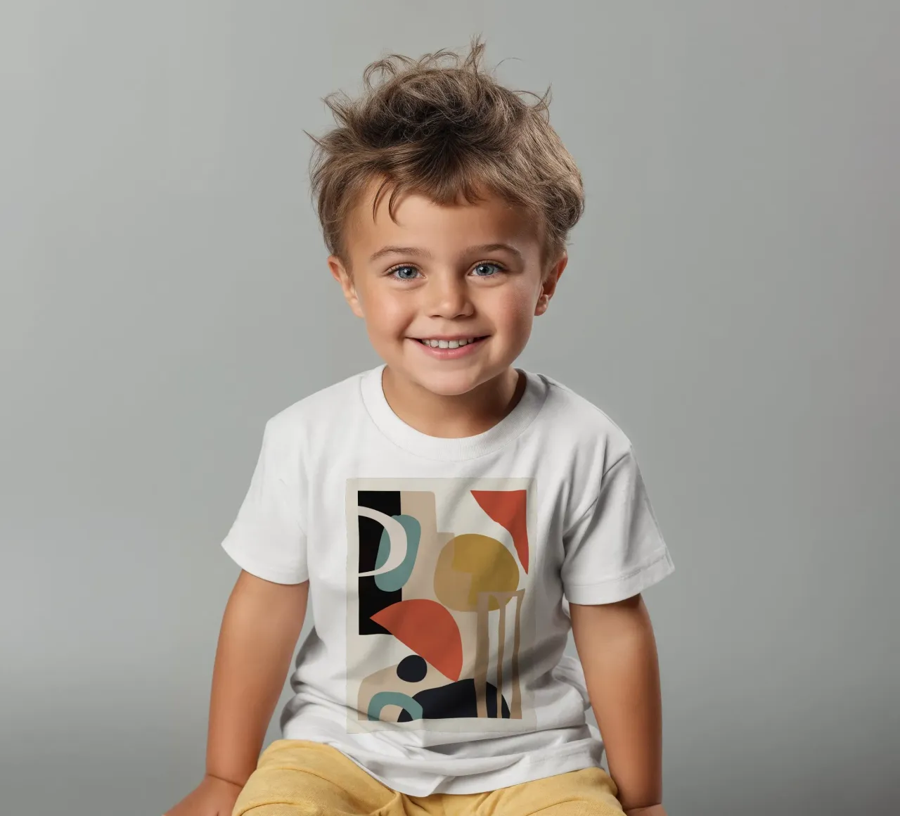 Composizione astratta t-shirt bambini da M.A.Z.U.N.