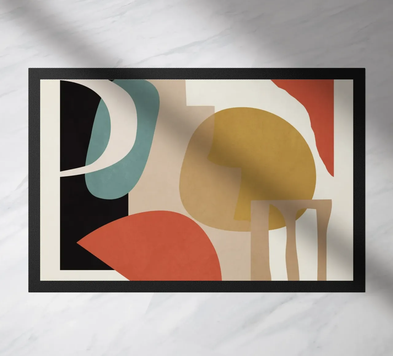 Abstract Composition doormat by M.A.Z.U.N.