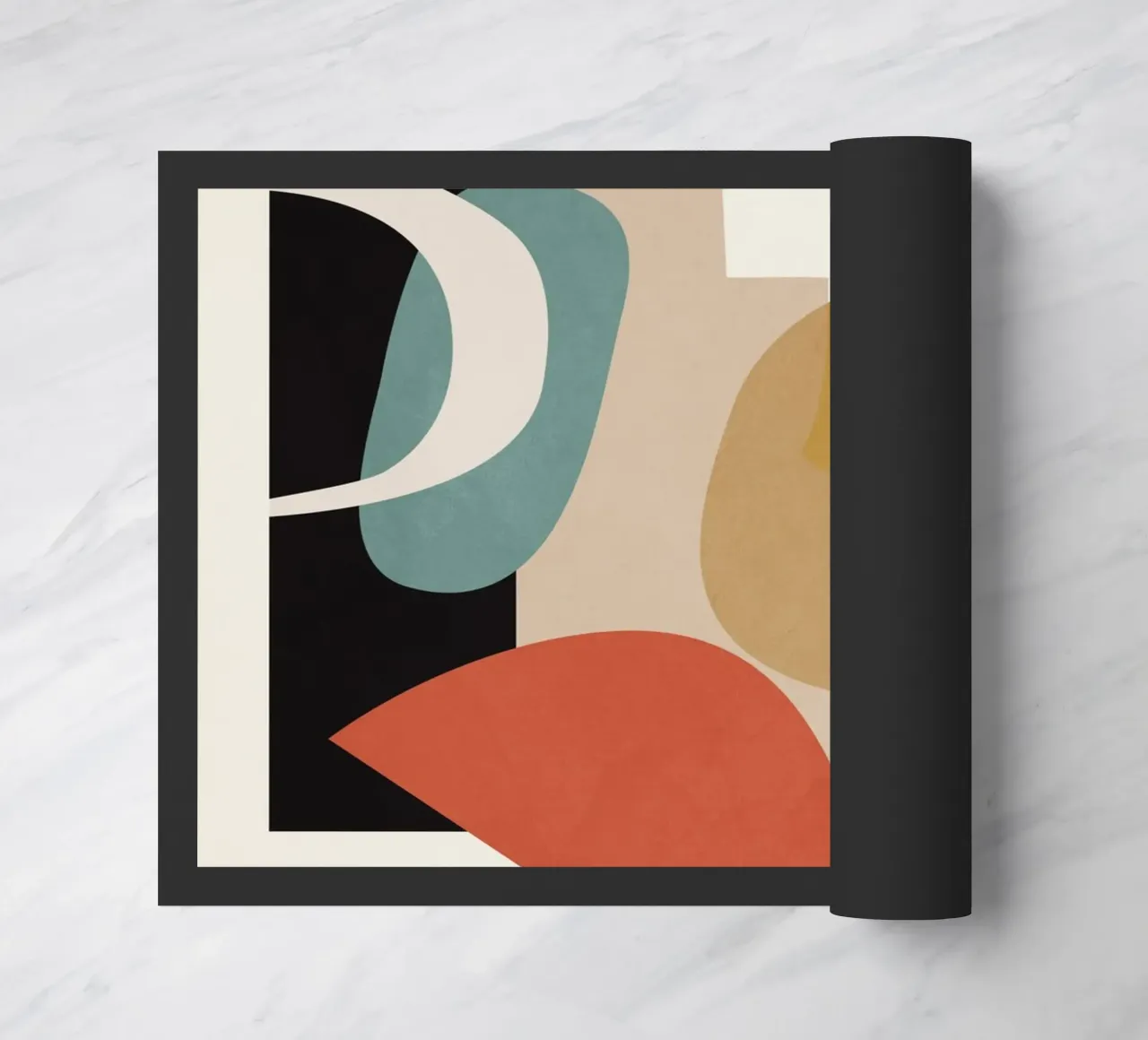 Abstract Composition doormat by M.A.Z.U.N.