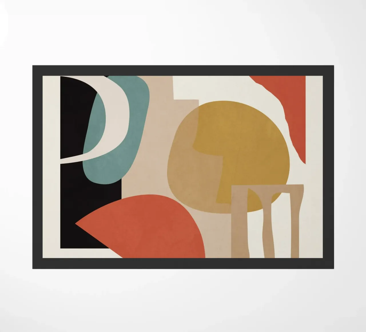 Abstract Composition doormat by M.A.Z.U.N.