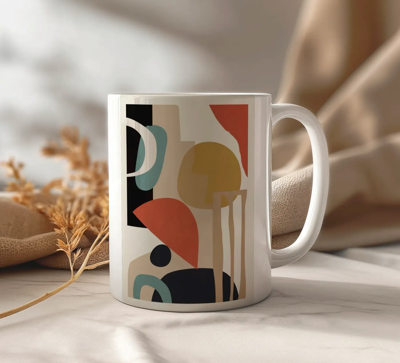 Composizione astratta tazza in ceramica da M.A.Z.U.N.