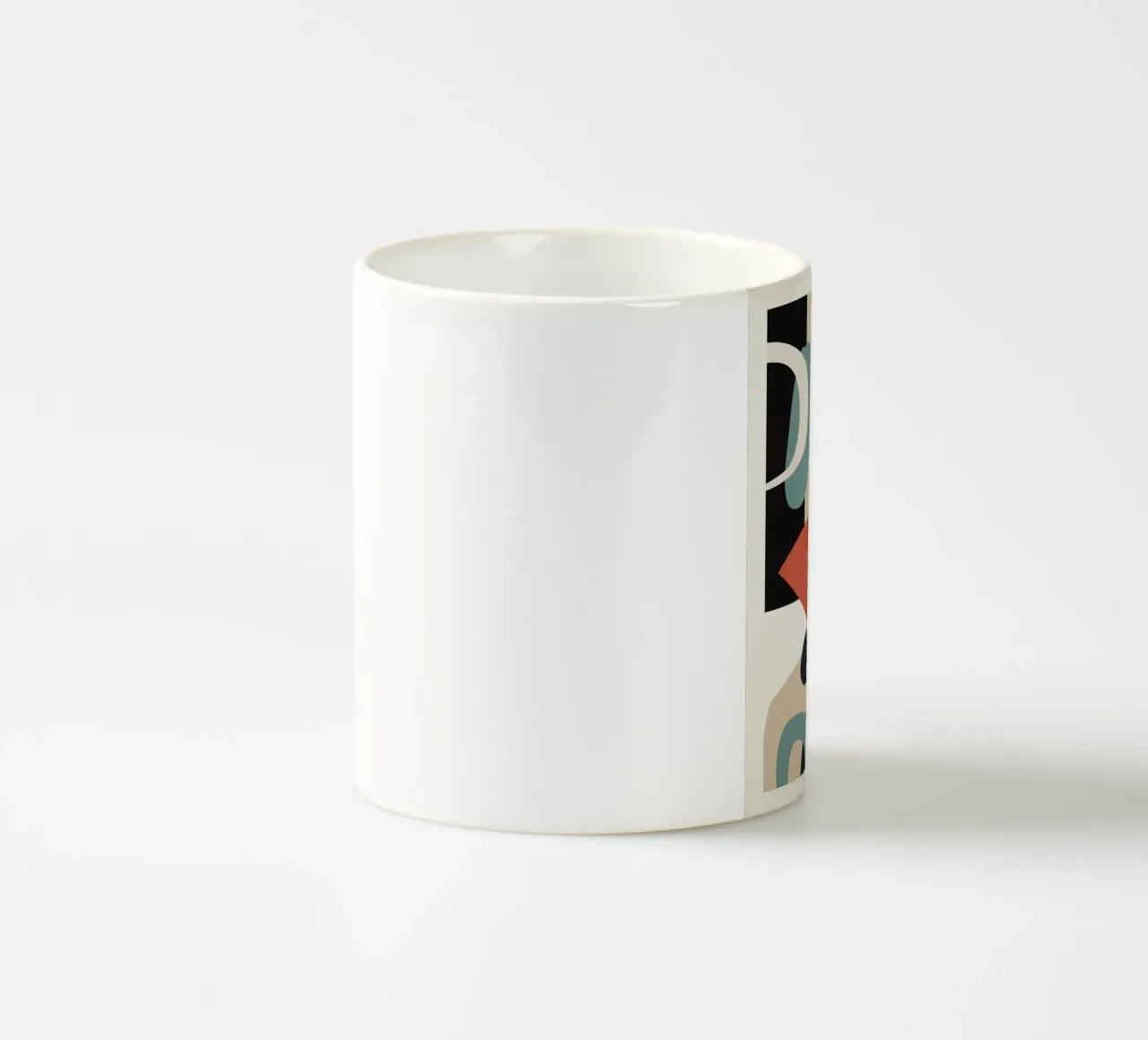 Abstract Composition ceramic mug by M.A.Z.U.N.