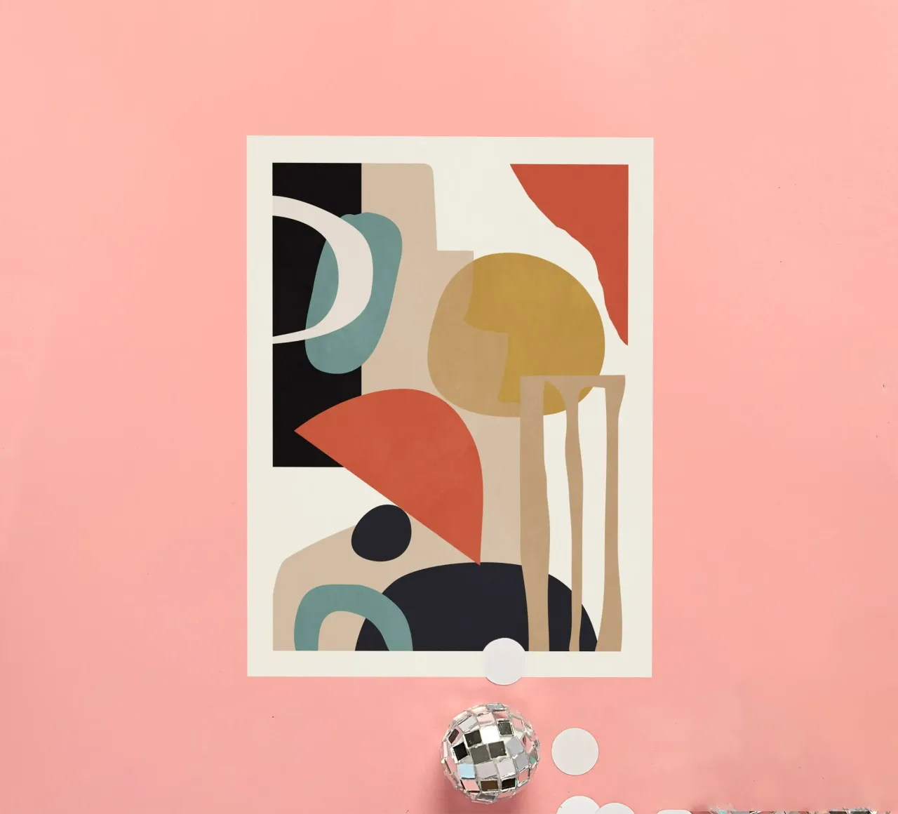 Abstract Composition sticker by M.A.Z.U.N.