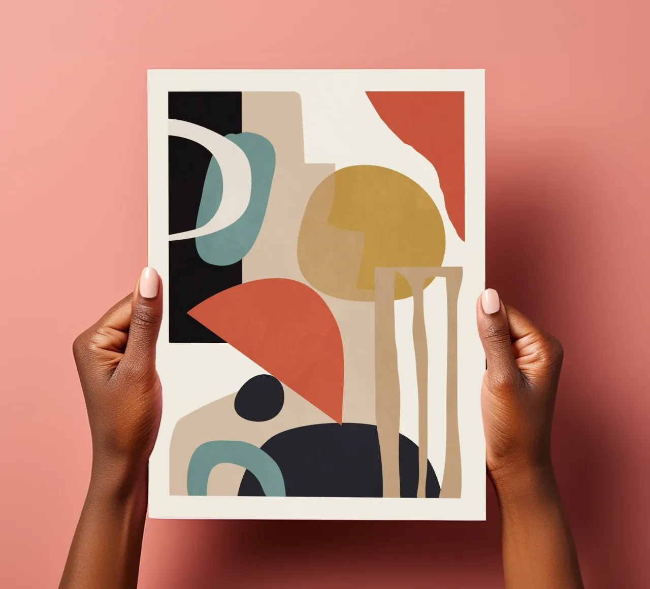 Abstract Composition sticker sheet by M.A.Z.U.N.