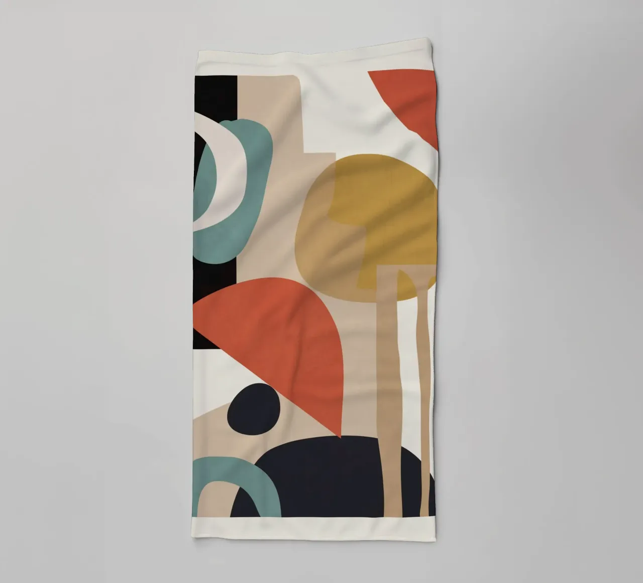 Abstract Composition towel by M.A.Z.U.N.