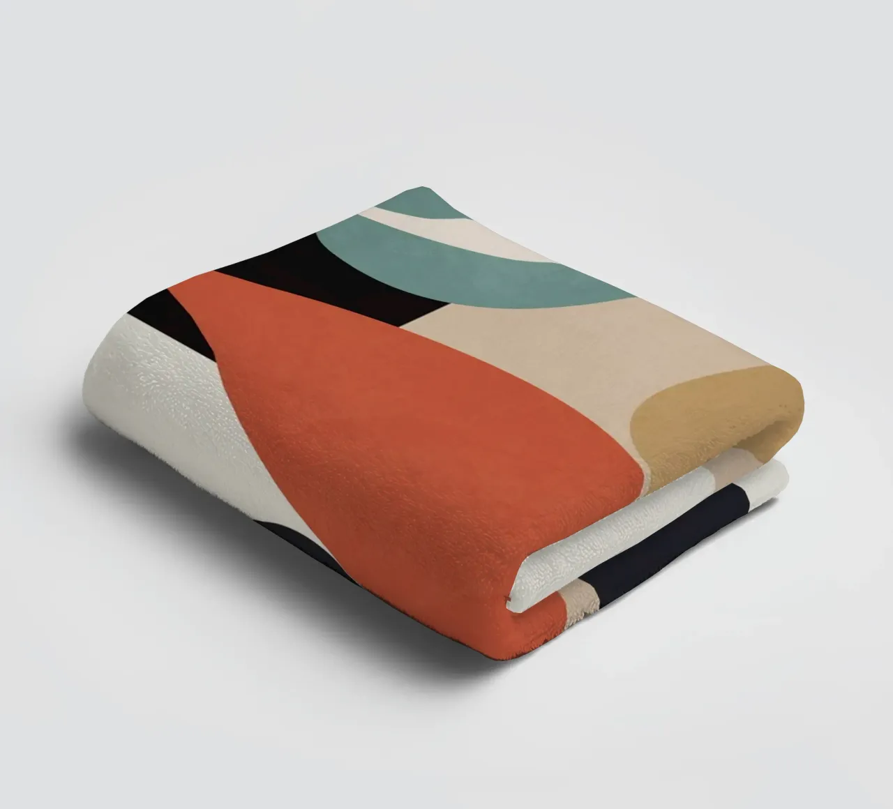 Abstract Composition towel by M.A.Z.U.N.