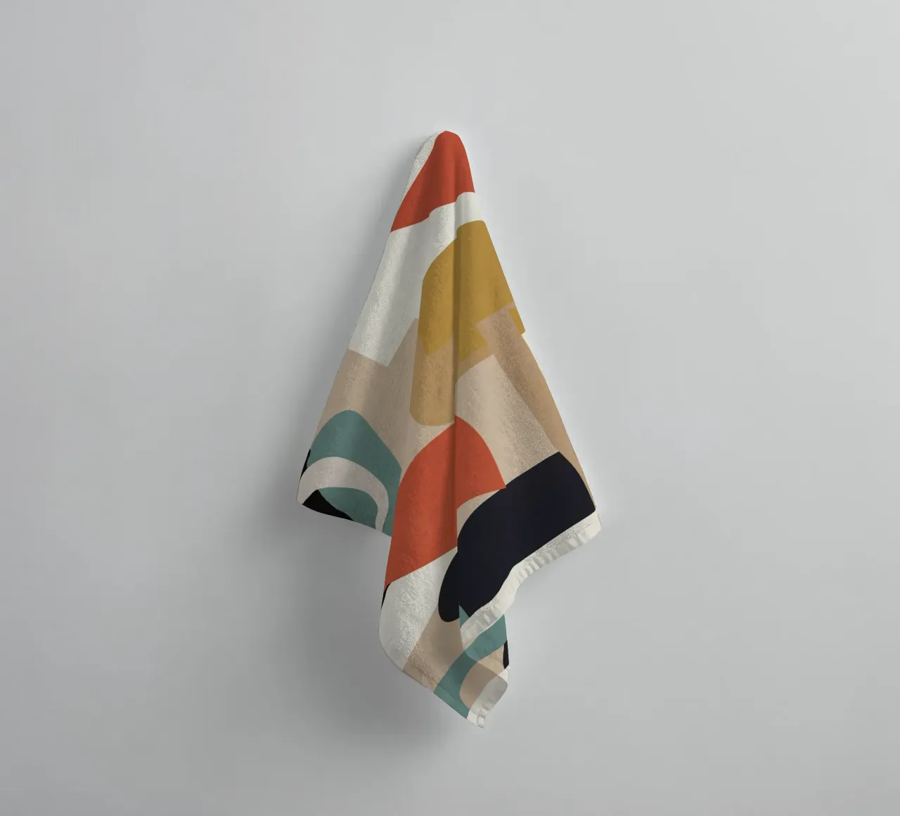 Abstract Composition towel by M.A.Z.U.N.